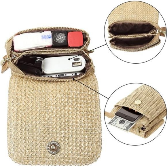 Small Crossbody Bags Cell Phone Wallet Purses for Women Teen Girls - Picture 6 of 6